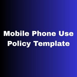 Mobile Phone Use Policy Template