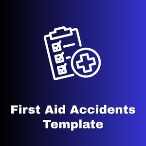 First Aid Accidents Template