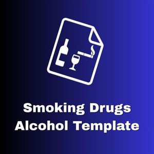 Smoking Drugs Alcohol Template