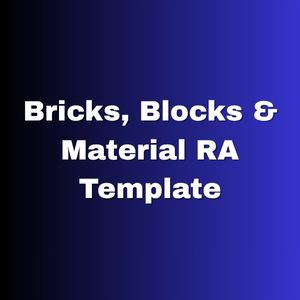 Bricks, Blocks & Material RA Template
