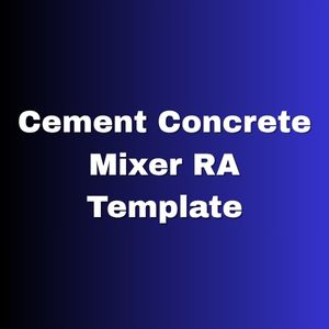 Cement Concrete Mixer RA Template