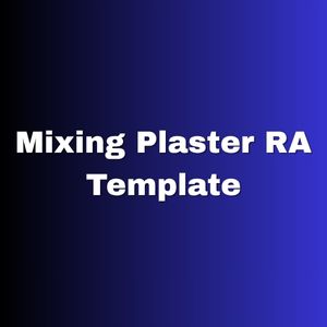 Mixing Plaster RA Template