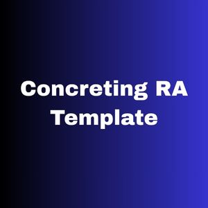 Concreting RA Template