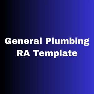 General Plumbing RA Template