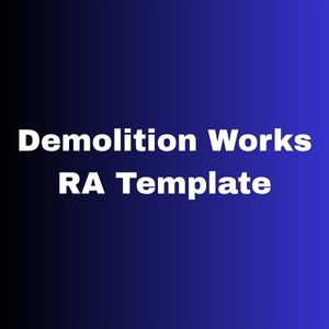Demolition Works RA Template