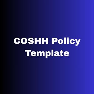COSHH Policy Template