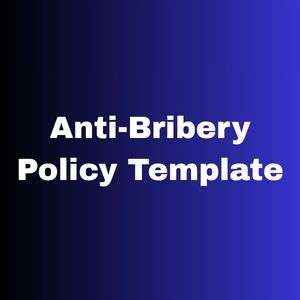 Anti-Bribery Policy Template