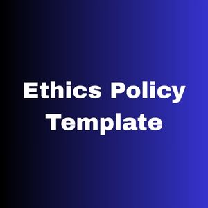 Ethics Policy Template