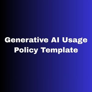 Generative AI Usage Policy Template