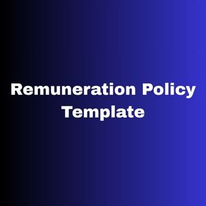 Remuneration Policy Template