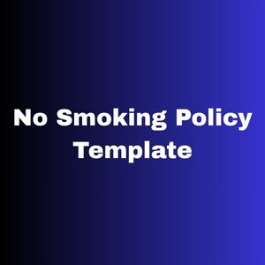 No Smoking Policy Template